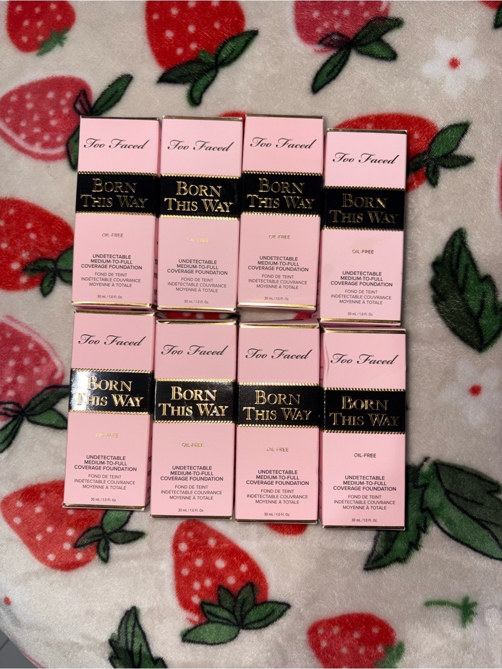 Too Faced Born This Way Oil Free Foundation (Bundle of 8) Brand New